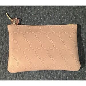 Makeup Bag Cute Pink Hearts Ipsy Brand New Gift Girls Women Travel Heart Storage